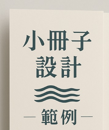 中文AI工具大全: AI生成繁體中文字小冊子設計